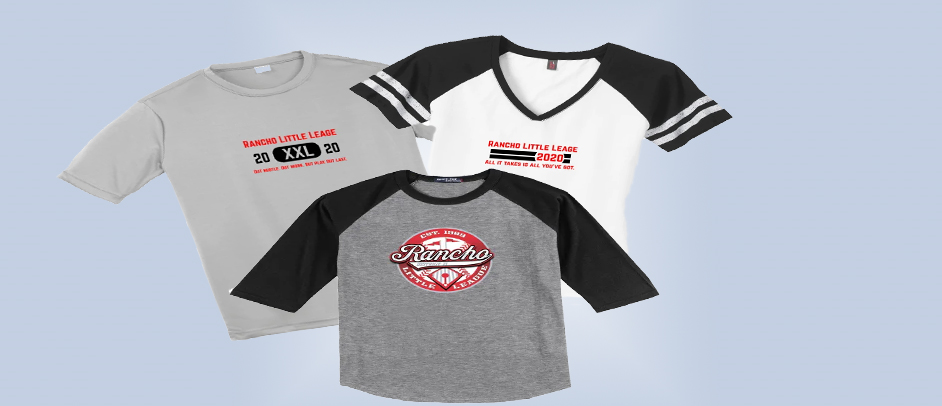 Rancho Little League gear! Order yours today!